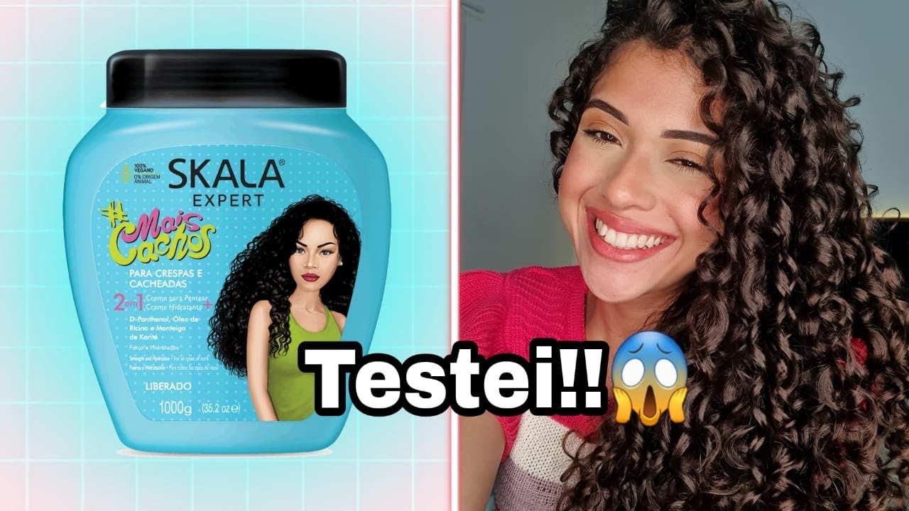 FINALIZEI O MEU CABELO COM SKALA #MAISCACHOS !! 🔥😱 * Vem ver o resultado*