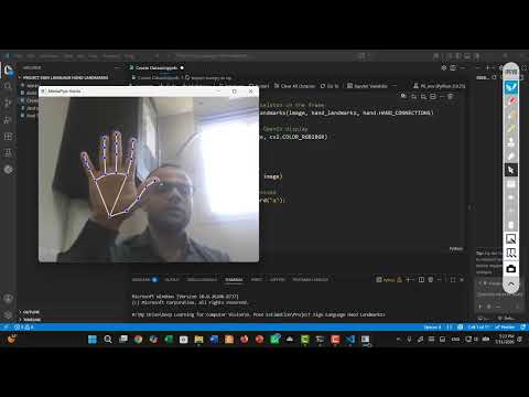 #36 Sign Language Project setup using Mediapipe and Machine Learning