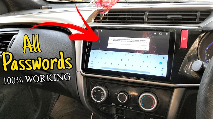 All Reset Factory Password and Factory setting Password in Android Car player