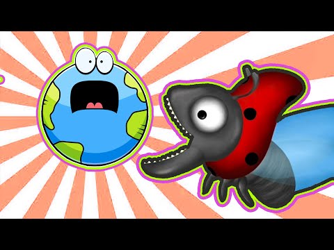 Божья коровка съела планету Земля. ИГРА Tasty Planet Forever №4 на Хвостик ТВ