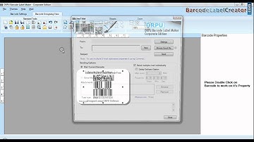 Simple to email created barcodes labels using DRPU Barcode Label Maker Software
