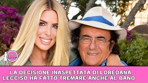 Dichiarazione shock di Loredana Lecciso: lascia tutti a bocca aperta.