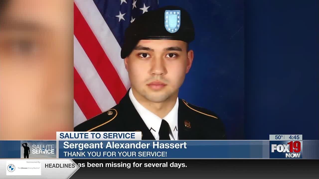 Salute to Service: Sgt. Alexander Hassert - YouTube
