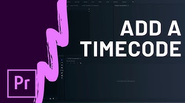 How to Overlay a Timecode Stamp in Adobe Premiere Pro