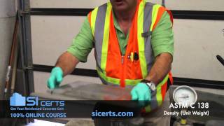 ACI Density Test: ASTM C138 Density - Unit Weight (Newer Version Available, Click Top Right Corner)