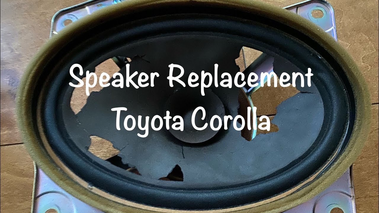 2009-2013 [2012] Toyota Corolla LE Rear Speaker replacement | 6x9
