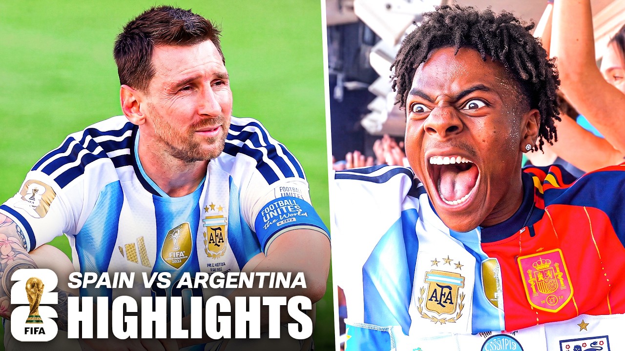 iShowSpeed Argentina vs Spain Highlights  | 2026 FIFA World Cup™