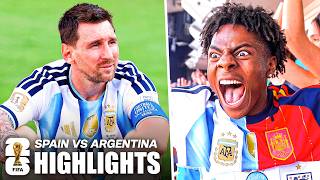 iShowSpeed Argentina vs Spain Highlights  | 2026 FIFA World Cup™