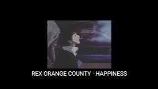 Rex orange county - happiness (speed up   reverb)