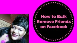 How to Bulk Remove Friends on Facebook - No Engagement