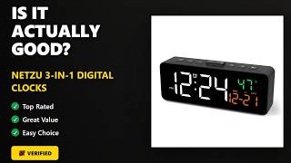 Netzu 3-in-1 Digital Clocks for Living — Full Review