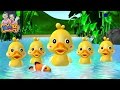 เพลงเป็ด ♫ ก๊าบ ก๊าบ ก๊าบ ♫ เป็ดอาบน้ําในคลอง - เพลงสำหรับเด็ก | Thai Duck Song