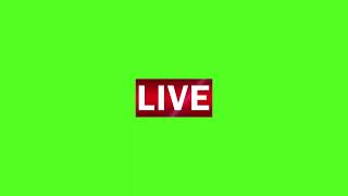 GO LIVE | GREEN SCREEN OF MONTAGE خلفية خضراء كروما  متحركة للمونتاج : بث مباشرلايف