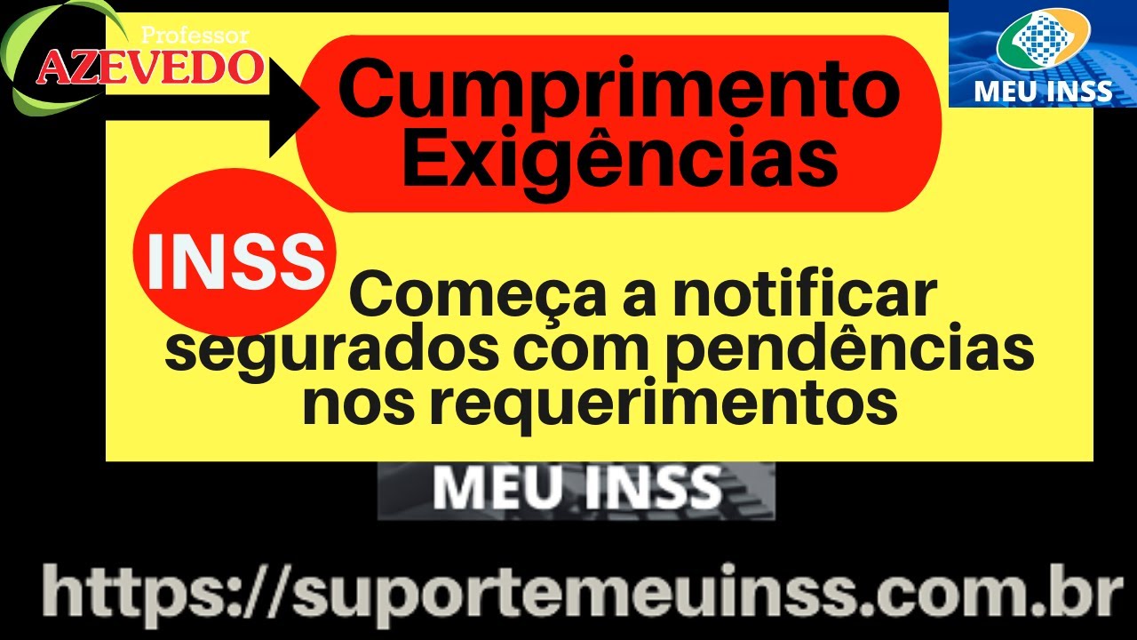 🔴 URGENTE INSS Exigência  INSS começa a notificar segurados com pendências nos requerimentos