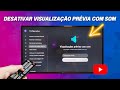 Como ATIVAR/DESATIVAR a VISUALIZAÇÃO PRÉVIA com SOM do YOUTUBE na SMART TV