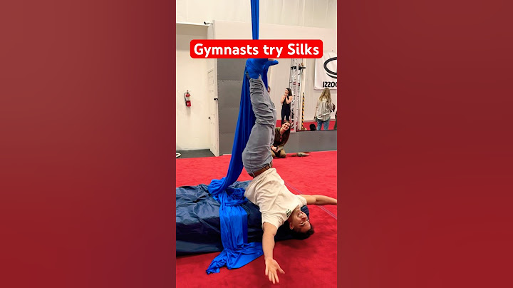 Gymnasts try silks 😂 #gymnastics #gymnast #silks #acro #acrobatics #sports #sport #olympics