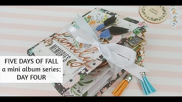 Envelope Accordion Mini Album | FIVE DAYS OF FALL | DAY FOUR