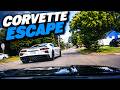 Silver Corvette With LAW ENFORCEMENT Plate Turns Tinted Window Stop Into 80 MPH Nightmare
