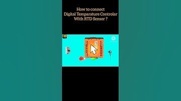 Digital temparature Controlar Connection with RTD Sensor Diagram #temparaturecontrollar#shortvideo