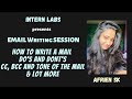 Email Writing Session by Intern Labs Official Promo | Afrien Sk | #SabKoMaukaMilega #SabKaJobLagega