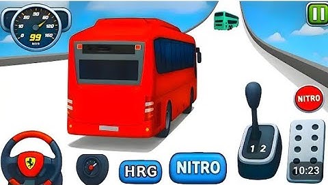 Crazy Bus Mega Ramp Impossible Racing Bus Stunts Impossible Tracks Android Gameplay Video P-03