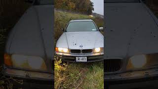 They caught me 🥲 #cars #trend #viral #e38 #v12 #cops #ny #police #crash #rain #rainyday #nyc #bmw