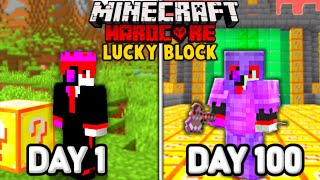 100 Days but it's all Lucky Blocks 