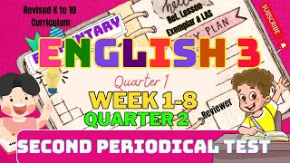 ENGLISH 3 Q2 Second Periodical Test