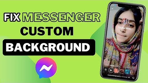 How to fix messenger prank call problem || Custom background new update 2024.