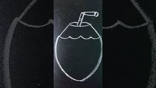 how to draw coconut water step by step #coconutwater #viral #art #drawing #trend #youtubeshorts