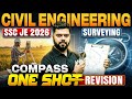SSC JE 2026 Civil Engineering 🔥 Surveying | Compass One Shot Revision | Complete Concept