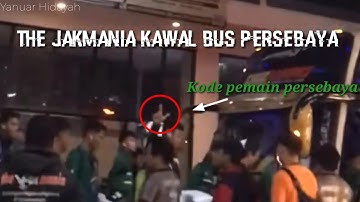 The Jakmania kawal bus persebaya menuju stadion PTIK Jakarta | Persebaya Vs Arema FC