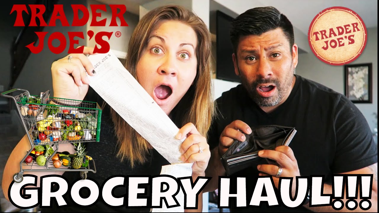 TRADER JOE'S GROCERY HAUL | $360 | PHILLIPS FamBam