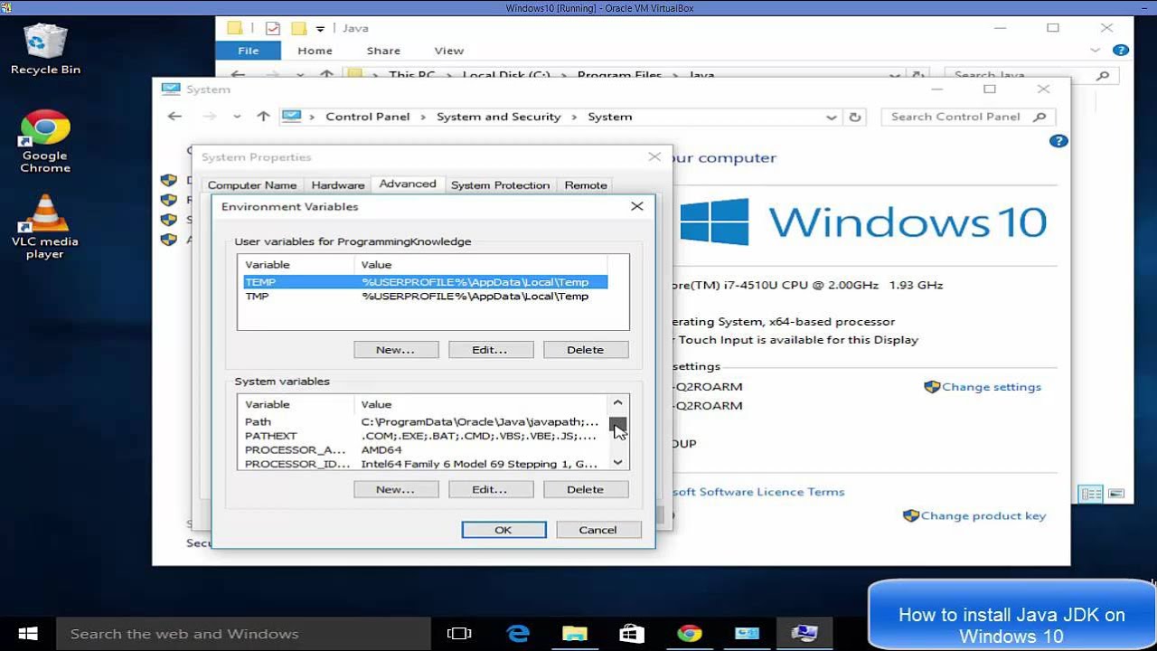 download jdk windows 10 pro 64 bit