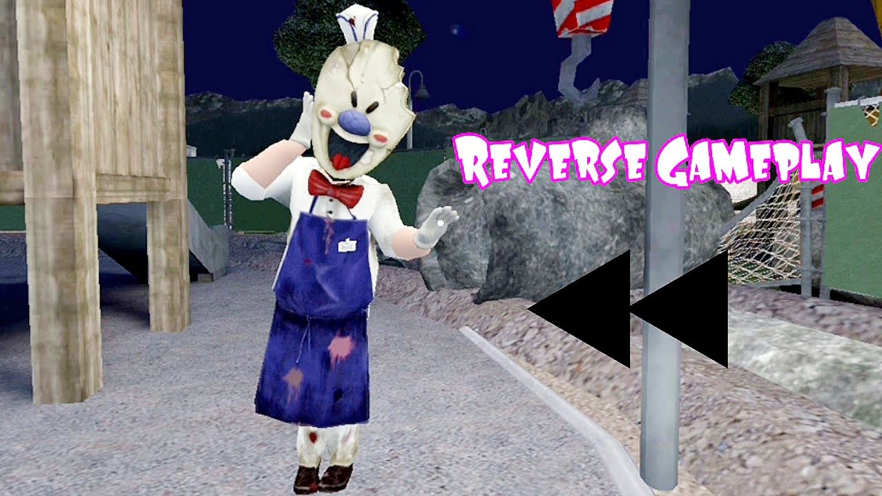 Ice Scream 1 Reverse Gameplay