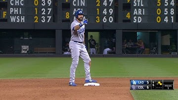 LAD@COL: Ethier knots the game at 6 with RBI double