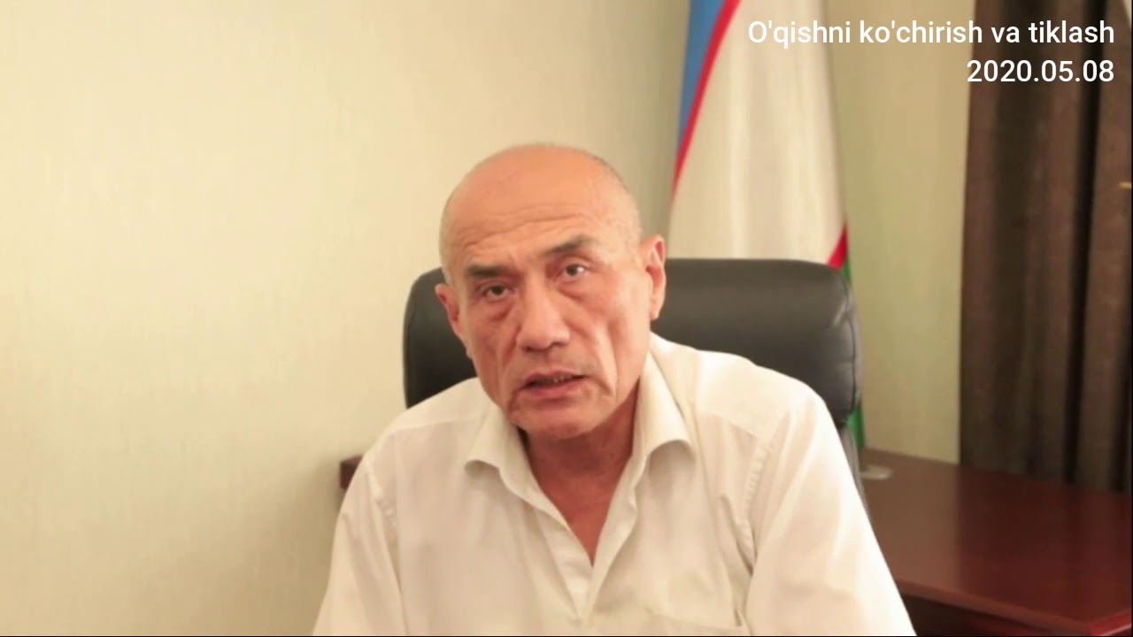 O'qishni ko'chirish va tiklash | Shuhrat Sirojiddinov