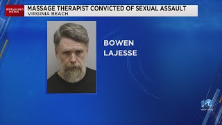 Virginia Beach massage therapist found guilty of sexual assault