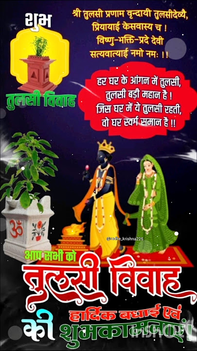 🌸 शुभ तुलसी विवाह 2025 🌸Tulsi Vivah Status 🙏#tulsivivah #shortsvideo #ytshortsvideo #shorts #status