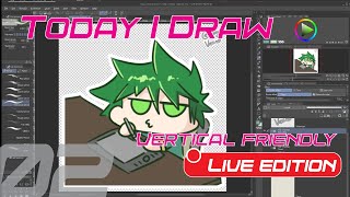 ? Derby Chibi draw 02 【 Phone Friendly, Chat and Draw Art Stream】