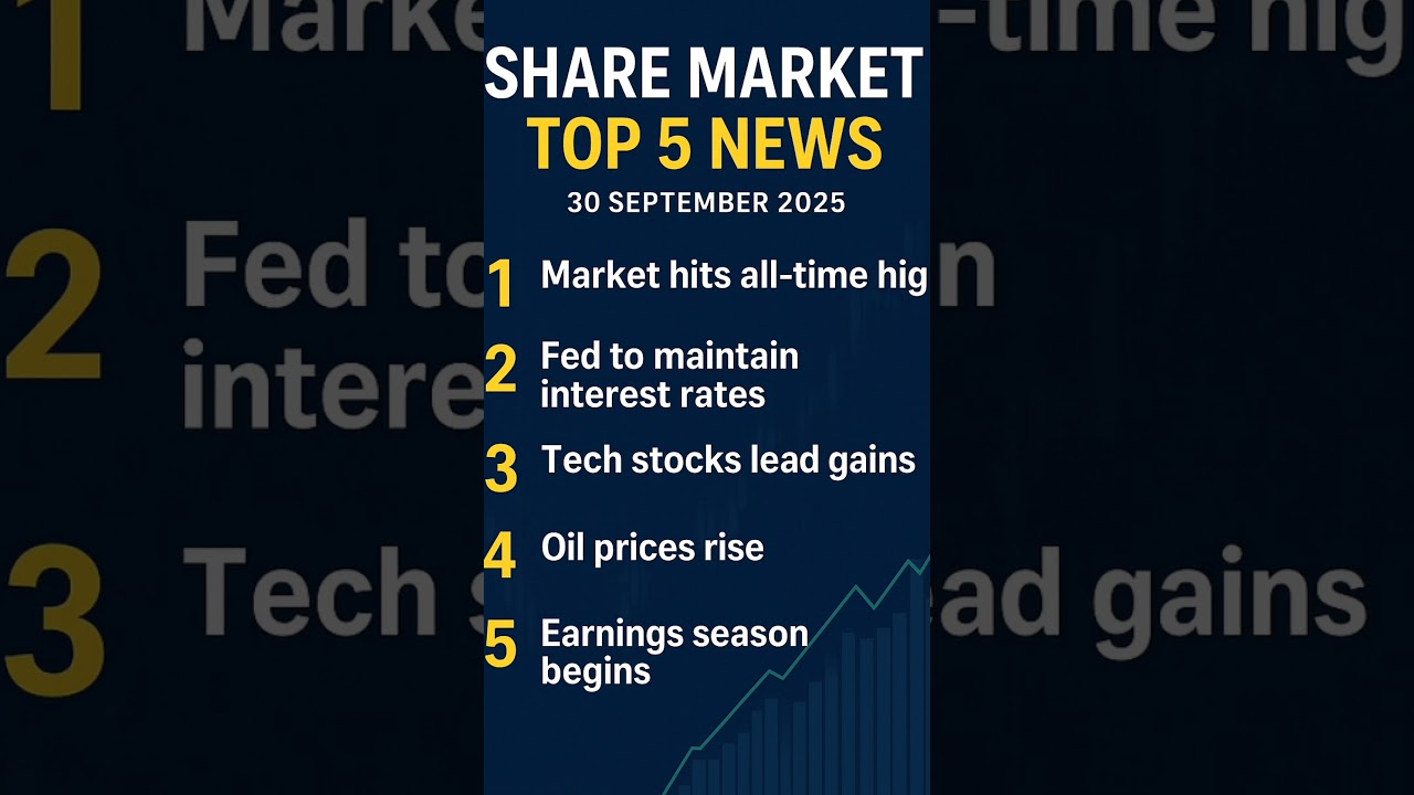 Share Market Top 5 News - 30 September 2025 ?