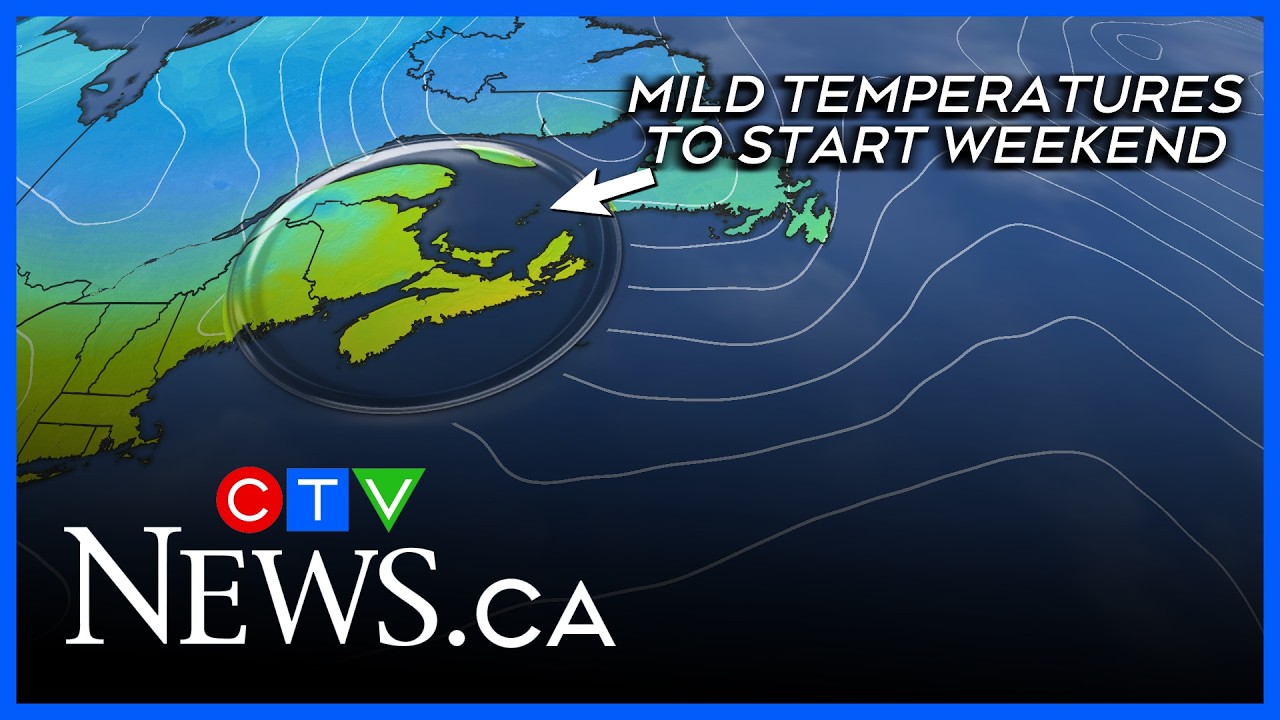 Temperatures turn mild heading into the weekend - YouTube