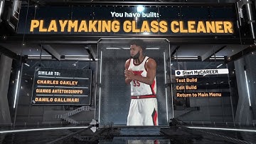 BEST PLAYMAKING GLASS CLEANER BUILD IN NBA2K20