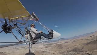 ultralight  Zigolo MG 12 redesigned main  landing gear.  flight 1 vid #2