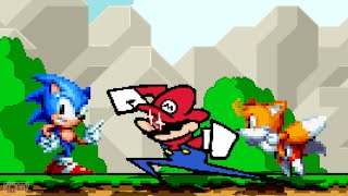 Speedrunner Mario Vs Sonic Mania  Best Of 3