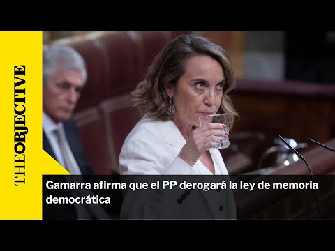 Gamarra afirma que el PP derogará la ley de memoria democrática