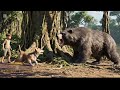 Dog vs bear in the arcade jungle #dog #bear #dogvsbear #Animalwhirll