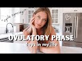 OVULATION CAN BE YOUR SUPERPOWER 🔥 *cycle syncing* ovulatory phase days in my life!