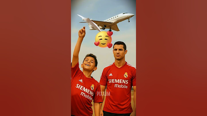 ❤️🤩 RONALDO and Messi's sons secretly collaborated #ronaldo #messi #aivideo