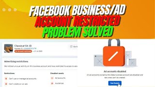 Facebook Business Manager/Ad Account restricted problem solved